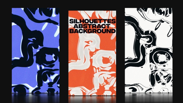Silhouettes Abstract Background