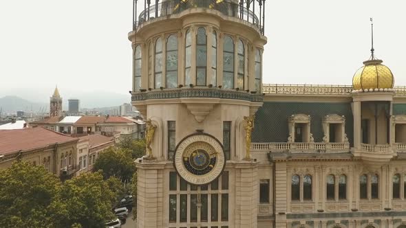 Astronomical Clock in Batumi, Building on Corner of Europe Square, Tourism alt