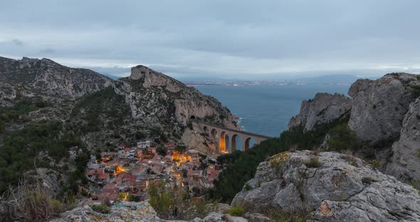 La calanque de la Vesse near Marseille, France