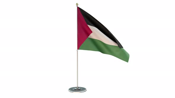 PalestineOffice Small Flag Pole  Include Alpha Channel