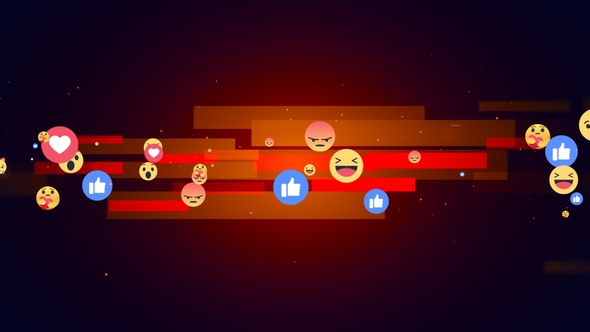 Facebook Reaction Emoji Background V3 alt