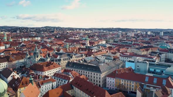 CItyscape of Graz, Austria alt