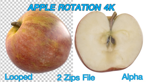 Apple rotation 4K