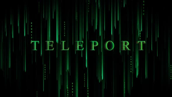 Digital Cyber Background  Teleport alt