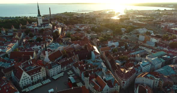 Old Town And Port Of Tallinn