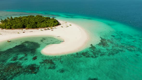 Tropical Island with Sandy Beach alt