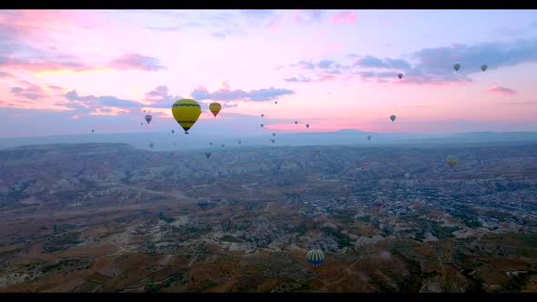 Cappadocia Balloons in the Air