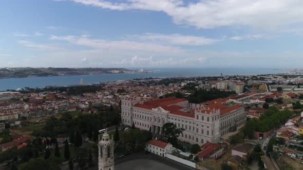 Lisbon Palácio da Ajuda Portugal 4k alt