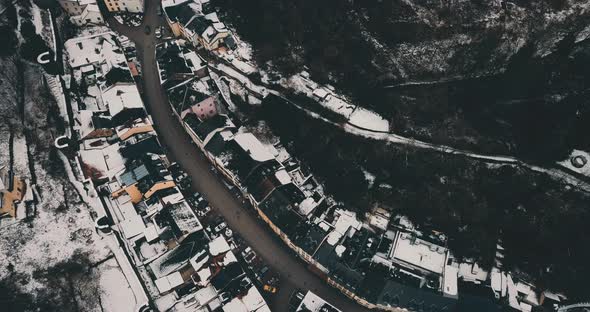Panorama Of Vianden In Luxembourg alt
