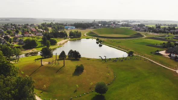 Revealing View Naisiai Town In Lithuania alt