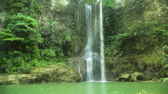 Beautiful Tropical Waterfall alt