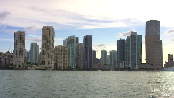 Miami's towers seen in the afternoon alt