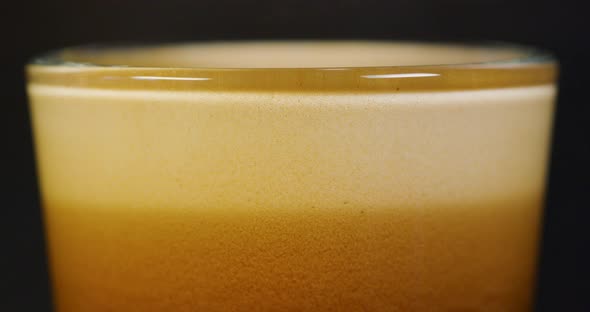 Close-up of Strong Espresso From Exclusive Coffee Machine alt