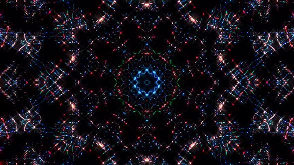 gradient wave with stripes, colorful light dots shining round shape in the middle as background alt