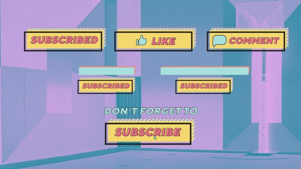 Pop Youtube Subscribe Pack