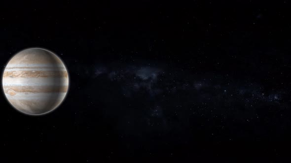 planet Jupiter animation.  Vd 1125