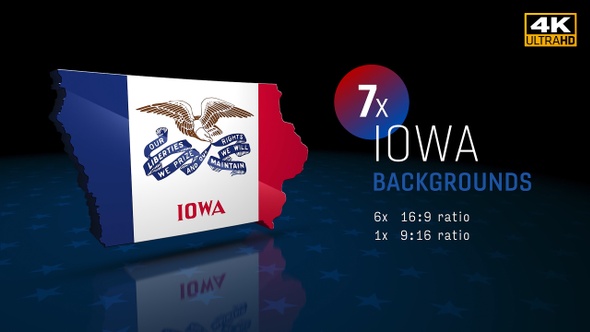 Iowa State Election 4K Backgrounds - 7 Pack