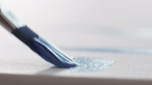 Art Painting Drawing Process Paintbrush Canvas alt