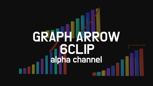 Graph Arrow 6 Clip Alpha