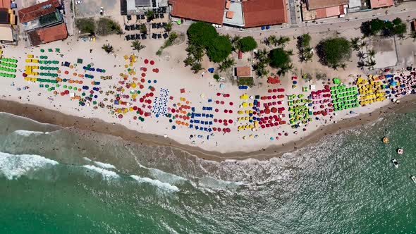 French Beach tourism landmark at Maceio Alagoas Brazil. Relaxation scenery. alt