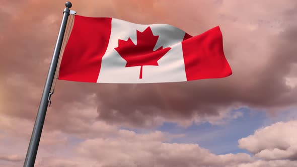 Canada Flag 4K alt