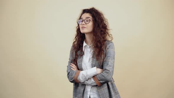 A Confident and Strong Woman with Her Hands in the Middle She Inspires Confidence By Looking Into alt