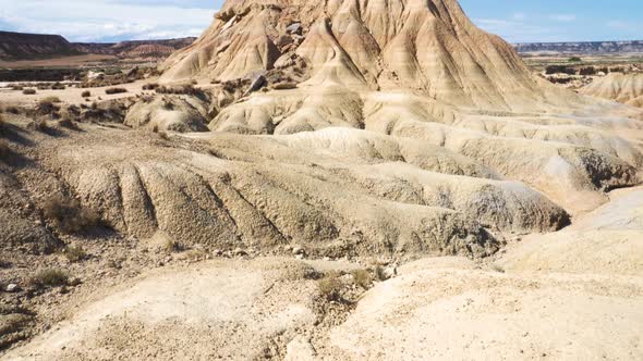 Rock Formation in Bardenas Reales Park the Biggest Desert in Europe alt
