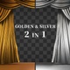 Golden Curtain and Silver Curtain - VideoHive Item for Sale