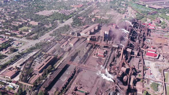 Blast furnaces steelmaking plant