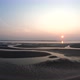 Beautiful beach patterns at the sunset in Langeoog, Germany - VideoHive Item for Sale