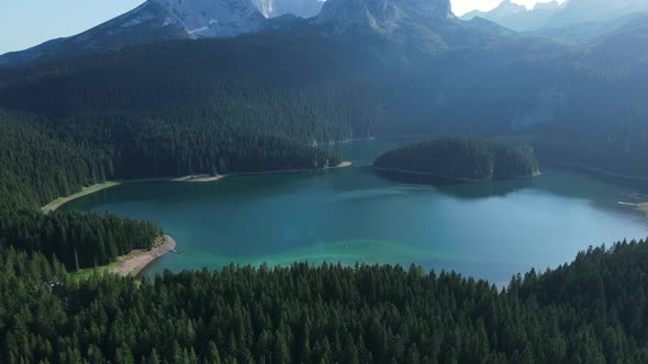 Black Lake Durmitor Mountain National Park Montenegro alt