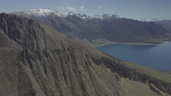 Southern Alps in New Zealand alt