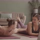 Mom and Daughter Having Online Yoga Class - VideoHive Item for Sale