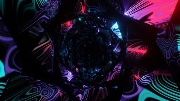 Vj Loop Is A Bright Awesome Fantastic Endless Tunnel 02