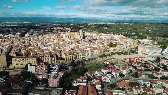 Tarragona City Aerial View