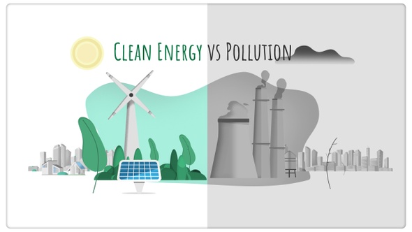 Clean Renewable Energy vs Pollution