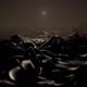 Black Liquid Landscape With Lonely Star - VideoHive Item for Sale