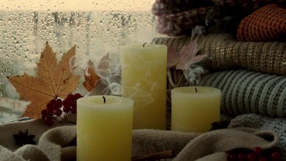Thanksgiving and Hello Fall Celebrating Autumn Holidays at Cozy Home on the Windowsill Hygge alt