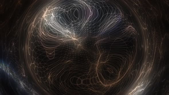 Metamorphose of amorphous shape from dots and lines alt