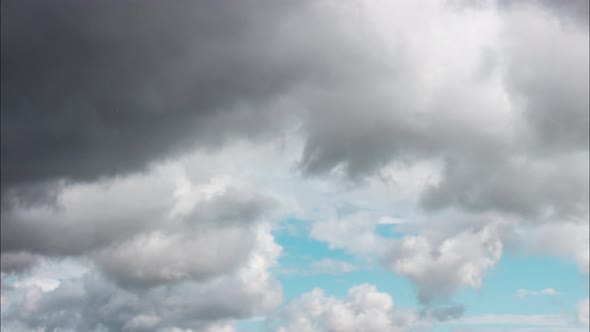 Cloudy Sky Time Lapse Background alt