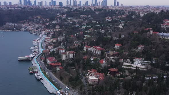 Istanbul Bebek Bosphorus Aerial View 16 alt