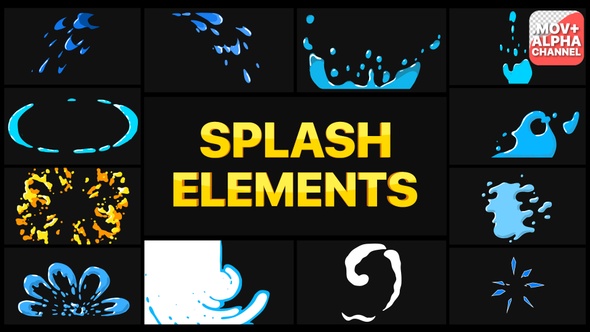 Splash Elements | Motion Graphics