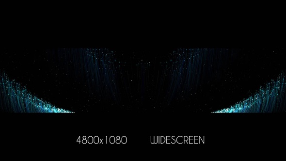 Blue Stage Particles Widescreen