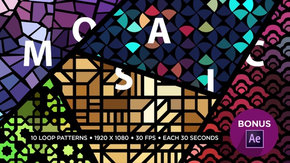 Mosaic Pattern Background alt