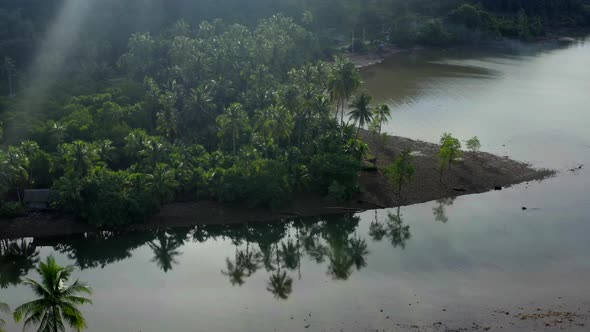 Than Mayom Bridge Sunken and Drowning Boats in Koh Chang Trat Thailand alt