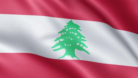 Flag of Lebanon | UHD | 60fps alt