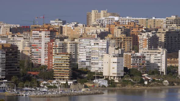 A sunny view of Alicante coast alt