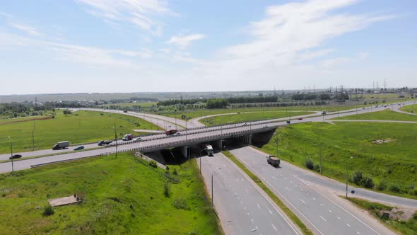 Highway Interchange Aerial Shooting
