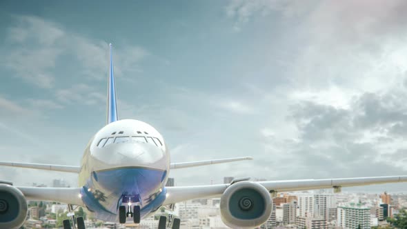 Airplane Take Off Sendai Japan alt