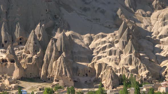 Selime Fairy Chimneys Hoodoos in Ihlara Valley, Cappadocia Aksaray Turkey alt